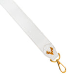 White Short Leather Strap--Final Sale