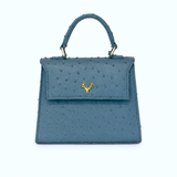 Jessica Mini Ostrich Top Handle--In Stock Colors