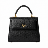 Jessica Mini Ostrich Top Handle--In Stock Colors