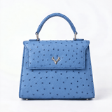 Jessica Mini Ostrich Top Handle--In Stock Colors