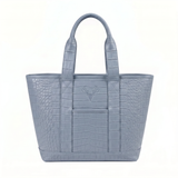 The Riomar Tote Medium: Crocodile Embossed
