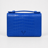 The Top Handle: Crocodile Embossed