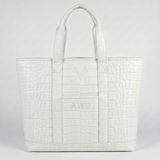 The Riomar Tote Large: Crocodile Embossed