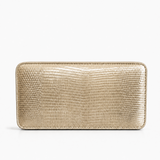The Box Clutch: Lizard Embossed