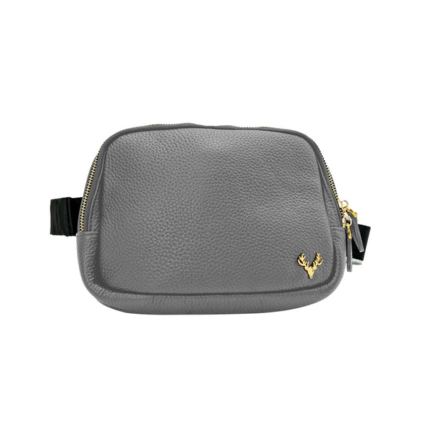 Beckley Leather Belt Bag Dove Grey--Final Sale