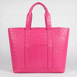 The Riomar Tote Large: Crocodile Embossed