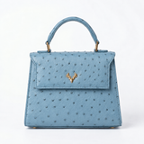 Jessica Mini Ostrich Top Handle--In Stock Colors