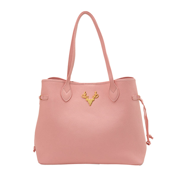 Light Pink Leather Liz Tote Medium--Flash Sale