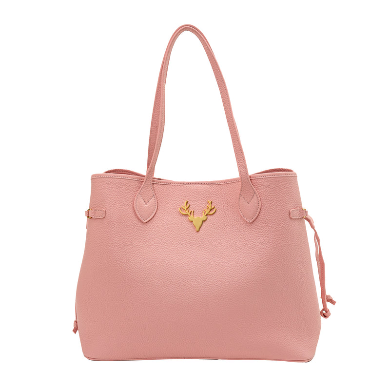 Light Pink Leather Liz Tote Large--Flash Sale