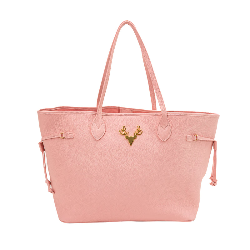 Light Pink Leather Liz Tote Medium--Flash Sale