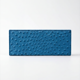 The Slim Clutch: Ostrich Embossed