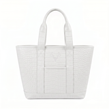 The Riomar Tote Medium: Crocodile Embossed