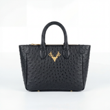 Ostrich Midi Mackie Tote--Special Order