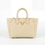Ostrich Midi Mackie Tote--Special Order