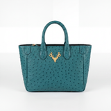 Ostrich Midi Mackie Tote--Special Order