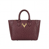 Ostrich Midi Mackie Tote--Special Order