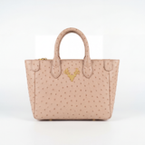 Ostrich Midi Mackie Tote--Special Order