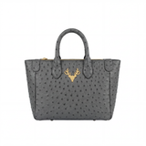 Ostrich Midi Mackie Tote--Special Order