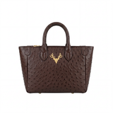 Ostrich Midi Mackie Tote--Special Order