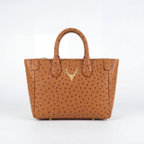 Ostrich Midi Mackie Tote--Special Order