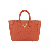 Ostrich Midi Mackie Tote--Special Order