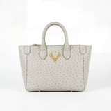 Ostrich Midi Mackie Tote--Special Order