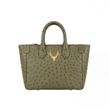 Ostrich Midi Mackie Tote--Special Order