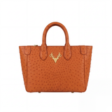 Ostrich Midi Mackie Tote--Special Order