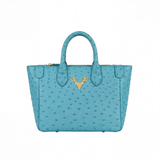 Ostrich Midi Mackie Tote--Special Order