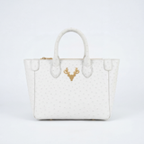 Ostrich Midi Mackie Tote--Special Order