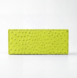 The Slim Clutch: Ostrich Embossed