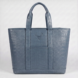 The Riomar Tote Large: Crocodile Embossed