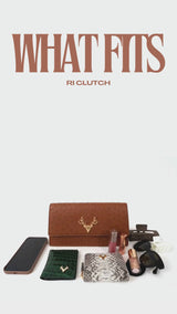 Ri Clutch Leather--New!