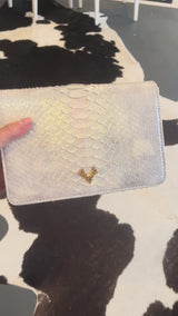 Ash Minibag Rainbow White Python--A Little Off