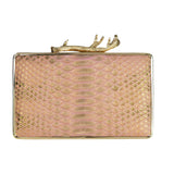 Python Antler Box Clutch--In Stock Colors