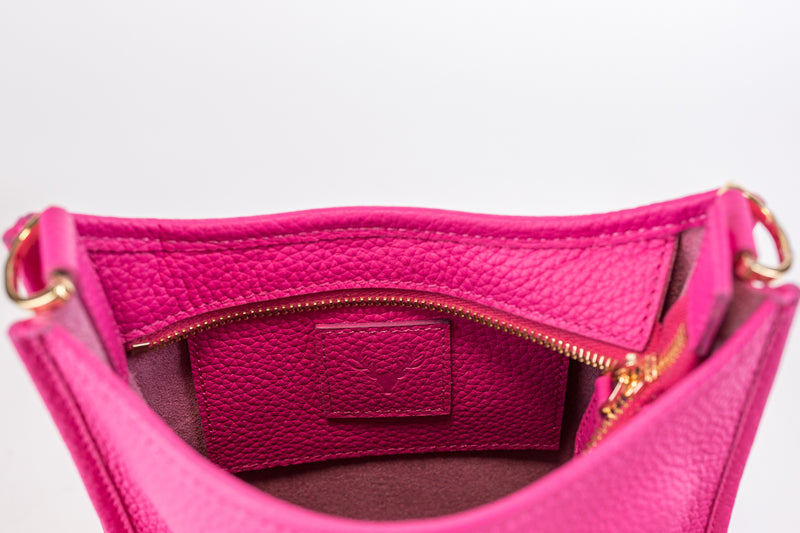 Hot Pink Leather Sayre Sling Mini-Flash Sale