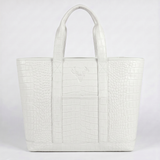 The Riomar Tote Large: Crocodile Embossed