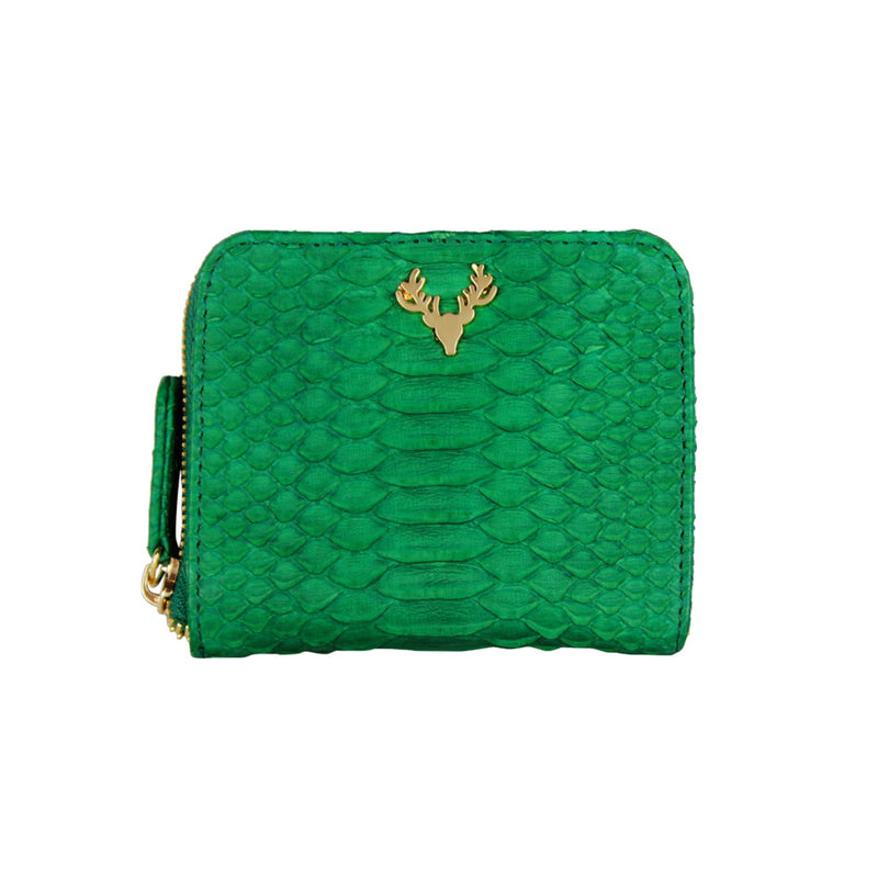Louis Vuitton Green Ostrich Zippy Wallet
